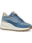 Kadın Mavi D Spherica EC13 A - Nap + Emb.te Bağcıklı Dolgu Topuklu Sneaker D45WAA085DSC4005 3