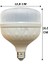 (5 adet) Osaka 50W (300W) Beyaz IŞIK E27 DUYLU (Kalın Duy) LED Torch Ampul 3