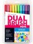 ABT Dual Brush Pen Grafik Kalemi 10'lu Set - Bright (Parla 1