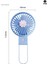 Taşınabilir Yase Mini USB Fan Masa Üstü 3 Kademeli Şarj Edilebilir Mini Vantilatör Soğutucu Cep Boyu 11CM Mini 5