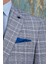 Erkek Slim Fit Mono Yaka Lacivert Yarım Astar Ceket 3