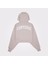 Classic Kadın Fermuarlı Bej Hoodie 2