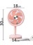 Taşınabilir Yase Mini USB Fan Evde Ofiste Masaüstü 4 Kademeli Dönebilen Başlıklı Şarj Edilebilir Mini Vantilatör Soğutucu 5