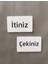 Minimal Seri Itiniz-Çekiniz Kapı Uyarı Levhası 4