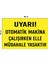 Metal Uyarı Otomatik Makina Çalışırken Elle Müdahale Yasaktır 15 cm x 20 cm Uyarı Levhası Yönlendirme Tabelası 1