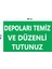 Metal Dolapları Temiz ve Düzenli Tutunuz 15 cm x 20 cm Uyarı Levhası Yönlendirme Tabelası 1