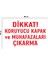 Metal Dikkat Koruyucu Kapakları ve Muhafazaları Çıkarma 15 cm x 20 cm Uyarı Levhası Yönlendirme Tabelası 1