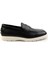 Siyah Leather Erkek Casual Ayakkabı E01087113103 1