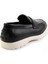 Siyah Leather Erkek Casual Ayakkabı E01087113103 3