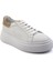 Beyaz Leather Erkek Sneaker E01087114303 2