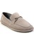 Gri Leather Erkek Loafer Ayakkabı E01070240102 2