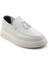 Beyaz Leather Erkek Loafer Ayakkabı E01080107603 2