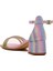 Pembe Taş İşlemeli Kız Çocuk Sandalet 254 Ry 6504 F 4