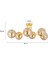 Tanyer 6lı Gold Modern Sarkıt Yatak Odası Salon Avize 5