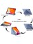 Apple iPad Air 2024 / 2025 13 Inch Uyumlu Tri Folding Kalem Bölmeli Uyku Modlu Akıllı Kılıf 5