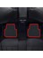 Subaru Forester Serisi 2008 - 2013 Kırmızı Halı Siyah Kenar Petek Topuk 2
