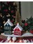 Ikili Yılbaşı Noel Ev Mumluk Biblo Obje 4