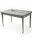 Açılır Yemek Masası Efsun 130 x 80/160 x 80 High Gloss (Sadece Masa) 2