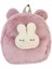 Dolphın Maskotlu Peluş Sırt Çantası Pudra 1