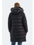 Garlic In Kadın Puffer Uzun Şişme Mont Siyah V1 4