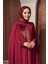 Whıte Corner Abiye 3185 Bordo 3