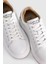 Adel Beyaz Deri Kadın Sneaker Ayakkabı 121230017 V2 5