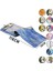 3D Renkli Desenli - D.gen 38 x 118 cm SU Emici Sihirli Banyo Paspas Pvc - Elastik (4767) - Lisinya 1