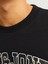 JJECALEB VARSITY 0 Yaka Black Erkek Tişört 12257579 5