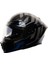 853 Power Blue Black Full Face Motosiklet Kaskı 1