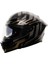 853 Power Gold Black Full Face Motosiklet Kaskı 1
