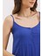 Butik 2403 Askılı Midi Elbise - Saks 3