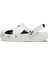 Classic Soccer Ball Clog T Çocuk Beyaz-Siyah Sandalet 210023-103 3