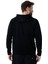 Siyah Erkek Hoodie Sweatshirt Mnh3224-Bk V1 2