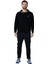 Siyah Erkek Hoodie Sweatshirt Mnh3224-Bk V1 4