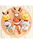 Amigurimi Zürafa Çıngırak&keçi Kılı Ahşap Bebek Tarağı Set 4