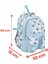 Unisex Su Geçirmez Damalı Renkli Sırt Çantası Okul Çantası 5