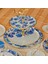 Glore Blue Rose 28 Parça Altın Yaldızlı Cam Çay Ikram Takımı 3