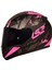 Rapıd 2 Palımnesıs Mat Siyah-Pembe Motosiklet Kaskı 1