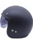 Motosiklet Chopper Cruiser Kaskı Yarım Açık Kask Abs Malzeme Ce Onaylı Güneş Vizörlü Motor Kask 3