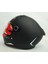 Kask Revenge 2 Solid A1 Matt Black Şeffaf Vizörlü 1