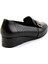 Siyah Leather Kadın Dolgu Topuklu Ayakkabı K01531250003 3