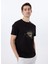Siyah Erkek Relaxed Baskılı T-Shirt J5SM-TST7241 1