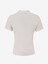 D5SL-TST3598 Beyaz Düz Kadın Polo T-Shirt 2