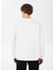 D5SM-SWT3885 Beyaz Bisiklet Yaka Relaxed Baskılı Erkek Sweatshirt 5