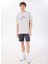 D5SM-TST3775 Gri Bisiklet Yaka Relaxed Baskılı Erkek T-Shirt 2