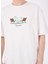 D5SM-TST3742 Ekru Bisiklet Yaka Relaxed Nakışlı Erkek T-Shirt 4