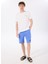 D4SM-SHT3221 Mavi Standart Erkek Sweat Şort 2