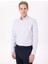 Slim Fit Gömlek Yaka Açık Mavi Erkek Gömlek HM3010096 3