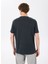 D5SM-TST3783 Siyah Bisiklet Yaka Relaxed Düz Erkek T-Shirt 5