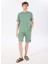 d4sm-sht3221 açık haki standart erkek sweat şort 1